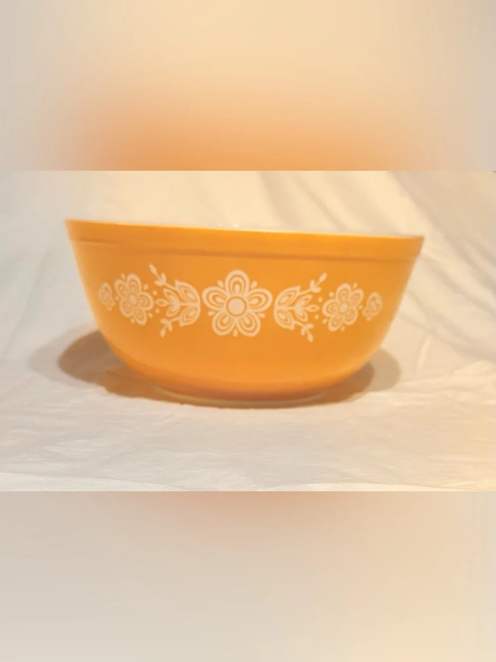 Vintage Pyrex Butterprint #401 Cinderella Mixing Bowl | Golden Yellow | USA